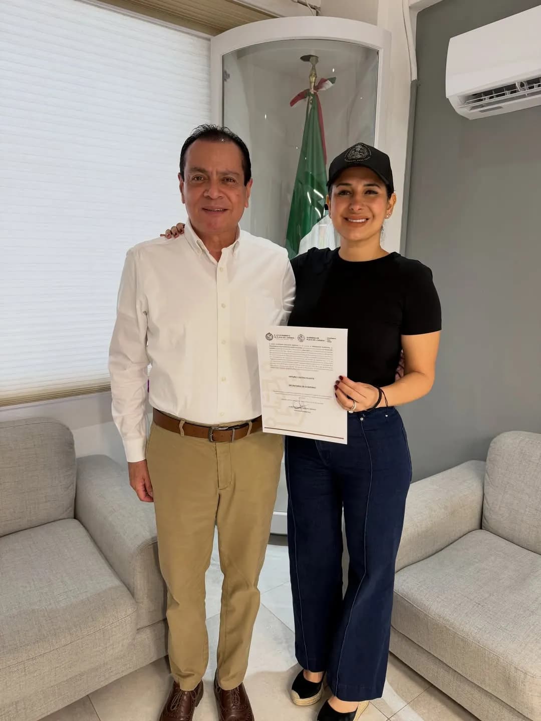 Estefanía Mercado designa a Arturo Castro Duarte como Secretario de Gobierno de Playa del Carmen