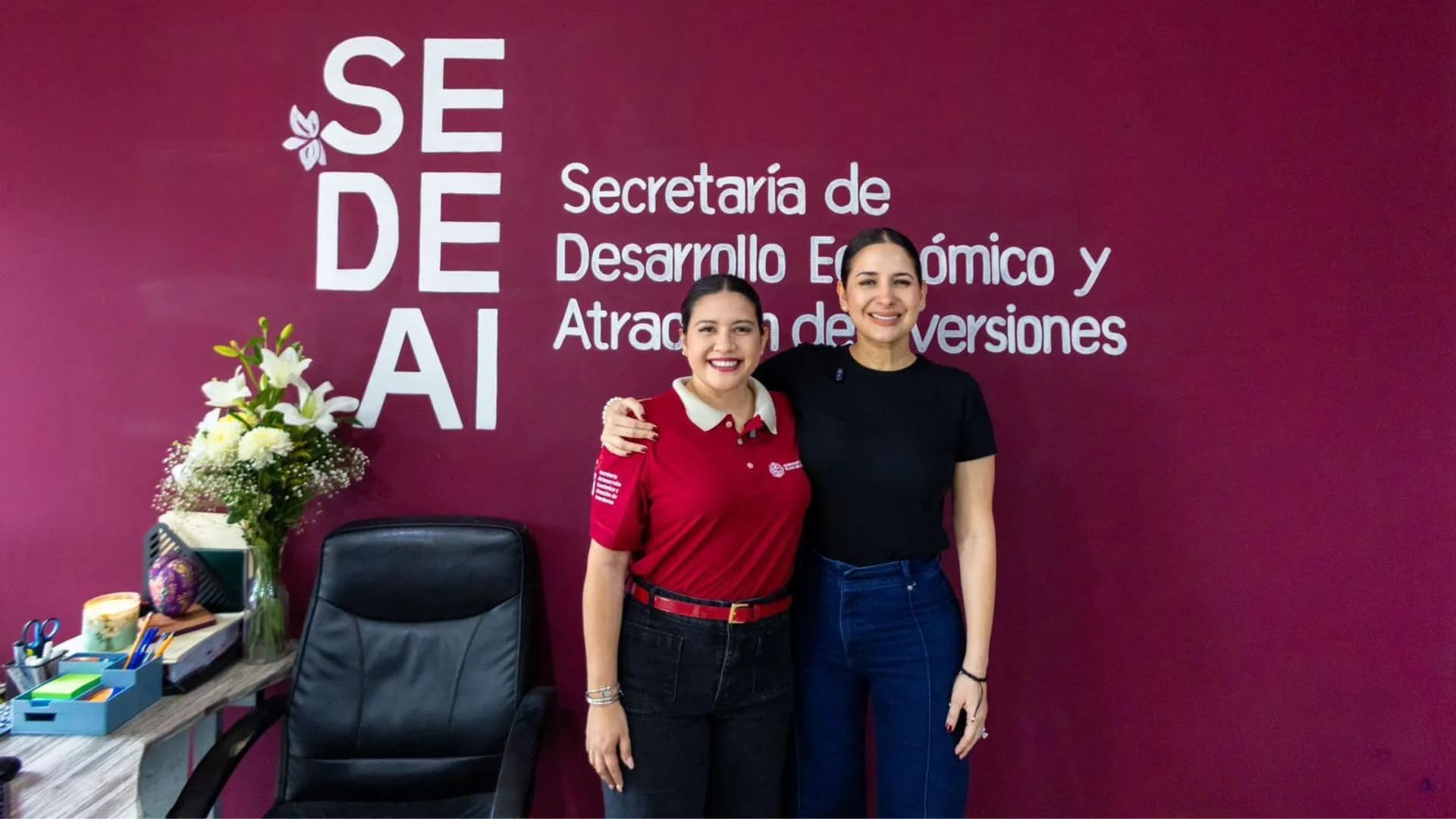 Estefanía Mercado inaugura oficina de enlace en Puerto Aventuras