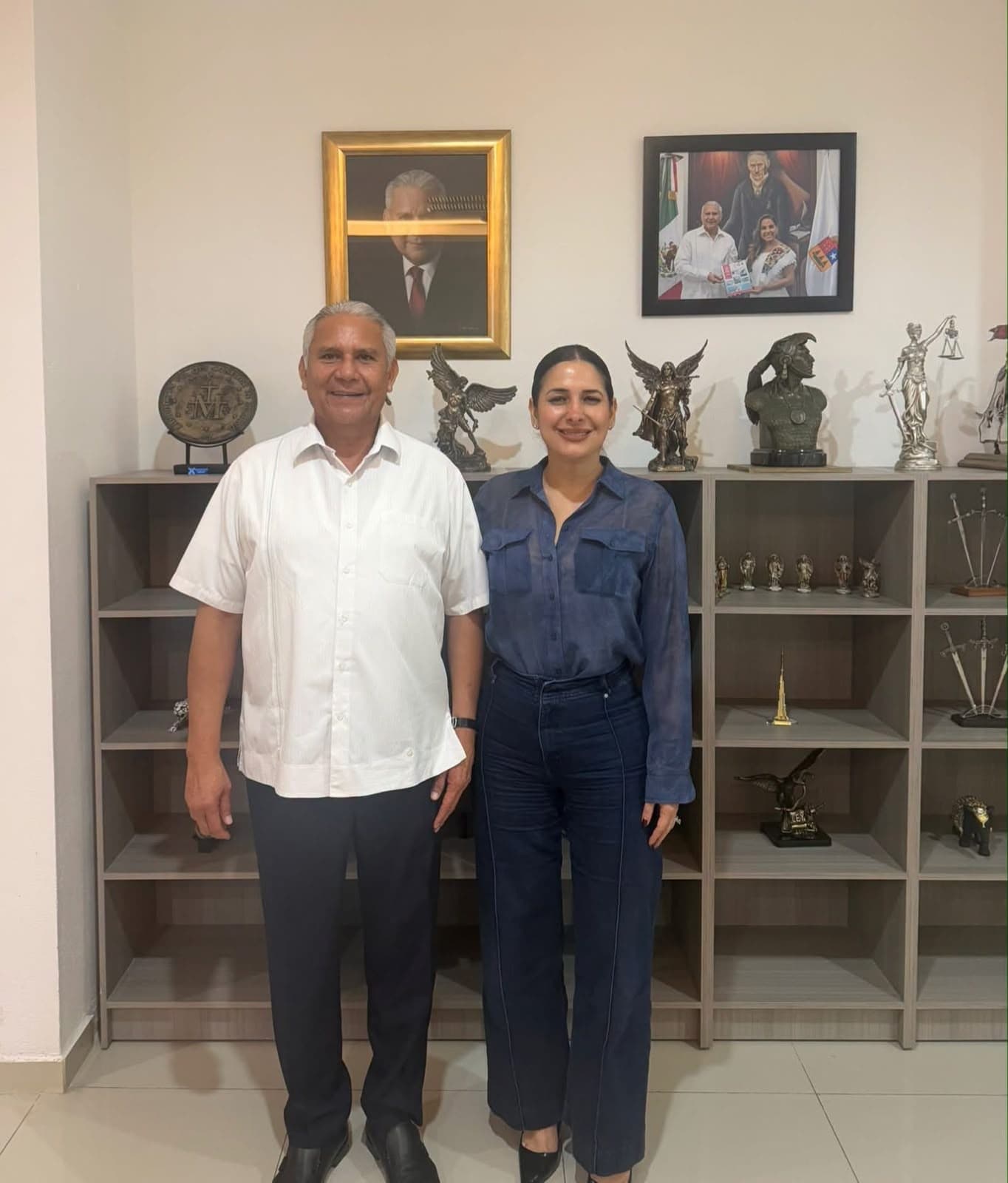 Estefanía Mercado y Fiscalía de Quintana Roo fortalecen alianza por la seguridad de Playa del Carmen